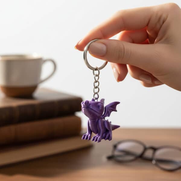Sevimli Bebek Ejderha Figürlü Anahtarlık