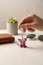 Sevimli Bebek Ejderha Figürlü Anahtarlık - Görsel 10