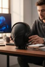 Spiderman Figürlü Kulaklık Standı - Görsel 9