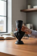 Atatürk Büstü Figürlü Mini Biblo - Görsel 4