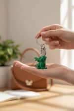 Sevimli Bebek Ejderha Figürlü Anahtarlık - Görsel 7