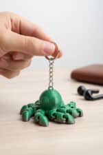 Ahtapot Figürlü Hareketli Anahtarlık - Görsel 4