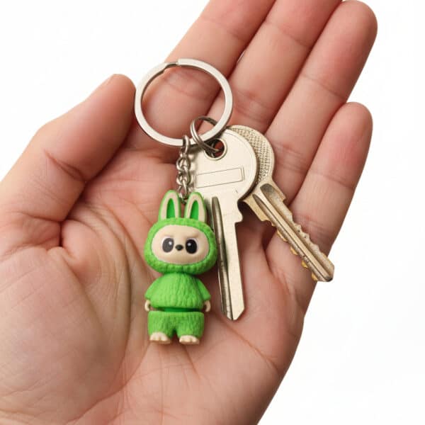 Labubu Figürlü Hareketli Anahtarlık